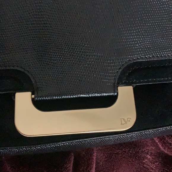 DvF black large shoulder bag - Picture 2 of 4